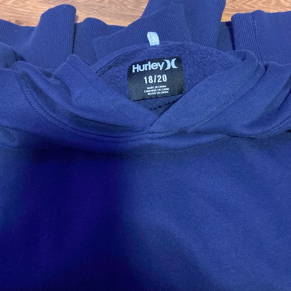 Boys size 18/20 Hurley Hoodie in good condition only worn a couple of times